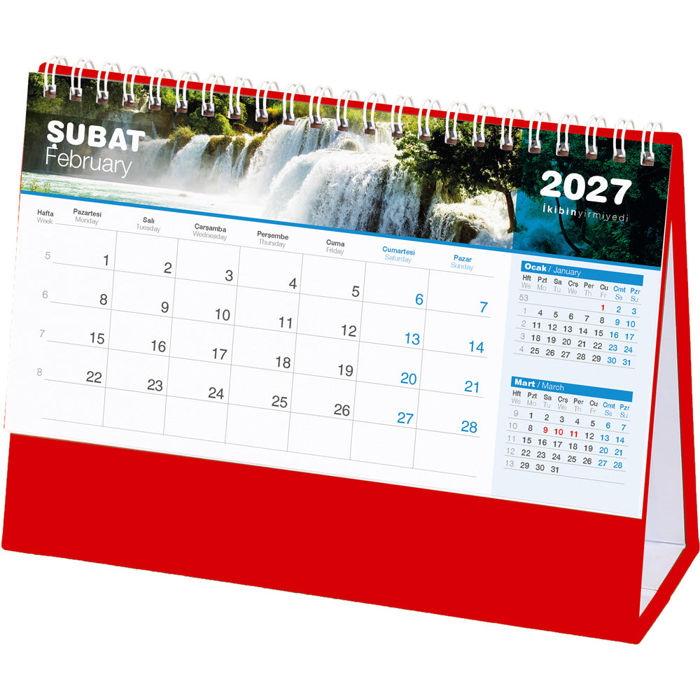 AMT-04 Şelale Masa Takvimi