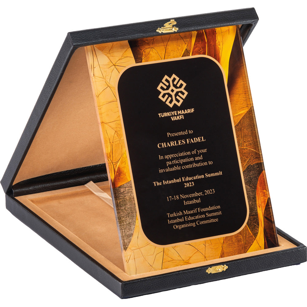 EKT-470 Kutulu Kristal Plaket